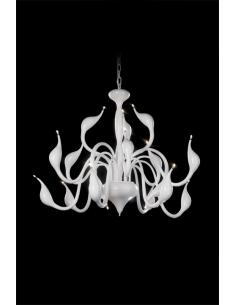 Illuminati MD8098-18A WHI Meta Swan Pendant Lamp 18L White