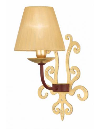 PARAPÀ applique gold leaf + lampshade