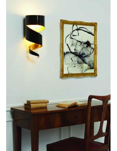 REMI' applique Nero/Foglia oro