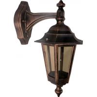 Lanterna piccola applique per l'esterno nero/ramato