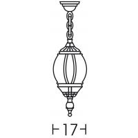 Outdoor lamp D17cm Black/Copper