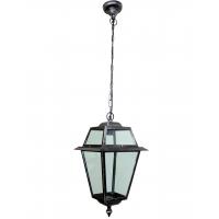 Sospensione per esterni Nero/Argento vetro trasparente