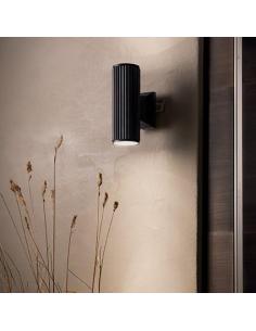 Ideal Lux 129433 Base AP2 Wall Lamp Black 2