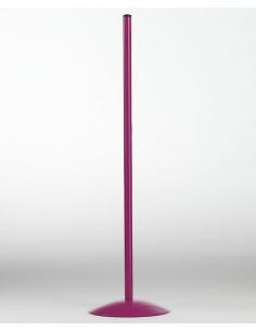 Lampada da tavolo orientabile in metallo color cromo