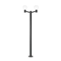 Ideal Lux 147079 Clio PT2 floor Lamp in Anthracite