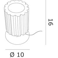 De Majo 0CHAR0L10 CCA Charlotte L1 table lamp