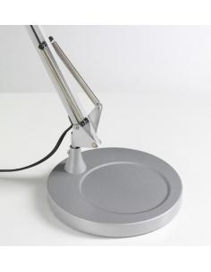 Perenz 4025 Z-Base for Table Lamp In Silver Metal