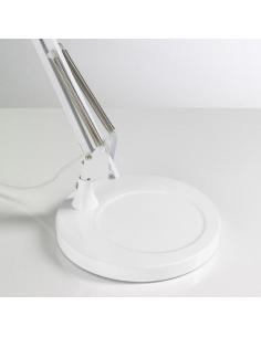 Perenz 4025 Z B Base Table Lamp Metal White