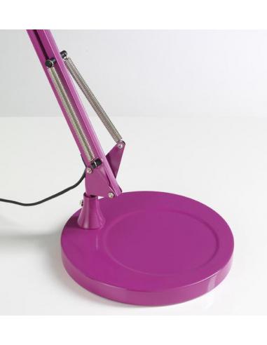 Perenz 4025 Z VI Base per Lampada Tavolo In Metallo Viola