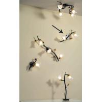 Perenz 5080 Barra Spot 2 Luci Con Vetri E Foglioline Ambra