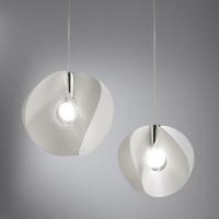 Linea Zero AT/S/45 W Atom Pendant Lamp White D45