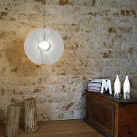 Linea Zero AT/S/45 W Atom Pendant Lamp White D45