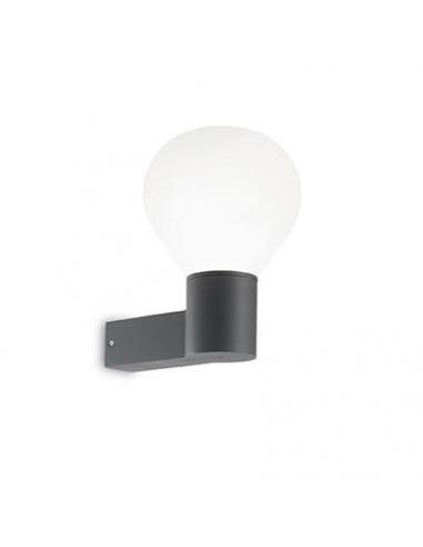 Ideal Lux 146607 Clio AP1 Wall Lamp Anthracite
