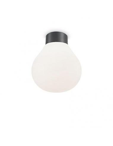 Ideal Lux 149875 Clio PL1 Ceiling Lamp, Anthracite grey
