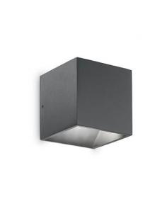 Ideal Lux 149738 Rubik AP1 Wall Lamp Anthracite 2