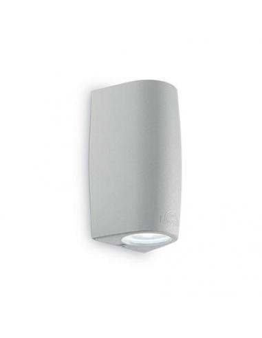 Ideal Lux 147796 Keope AP2 Wall Lamp Small Grey