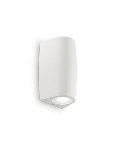 Ideal Lux 147772 Keope AP2 Lampada da Parete Piccolo Bianco