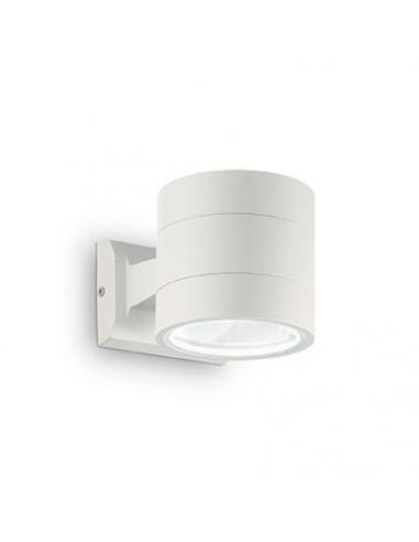 Ideal Lux 144283 Snif AP1 Wall Lamp, Round White
