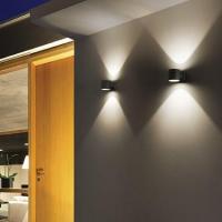 Ideal Lux 061450 Snif AP1 Lampada da Parete Rotondo Nero
