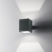 Ideal Lux 121963 Snif AP1 Wall Lamp Square Anthracite