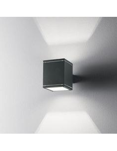 Ideal Lux 118666 Snif AP1 Wall Lamp Grey Square