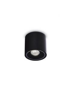 Ideal Lux 122687 Gun PL1 Lampada da Soffitto Nero