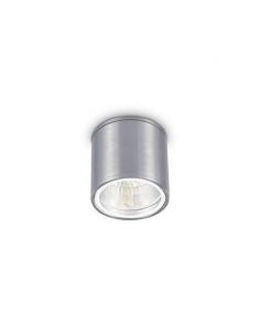 Ideal Lux 092324 Gun PL1 Ceiling Lamp Aluminium Small