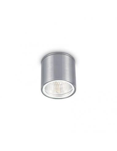 Ideal Lux 092324 Gun PL1 Ceiling Lamp Aluminium Small