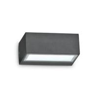 Ideal Lux 115368 Twin AP1 Wall Lamp Anthracite