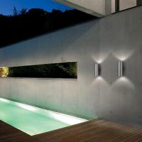 Ideal Lux 100395 Gun AP2 Wall Lamp Small Black