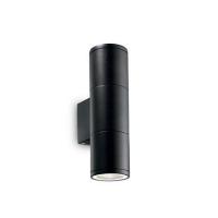Ideal Lux 100395 Gun AP2 Wall Lamp Small Black