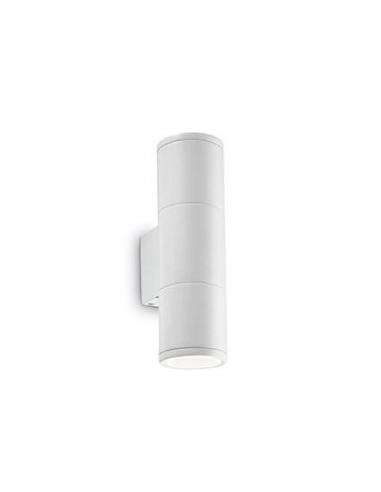 Ideal Lux 100388 Gun AP2 Lampada da Parete Piccolo Bianco