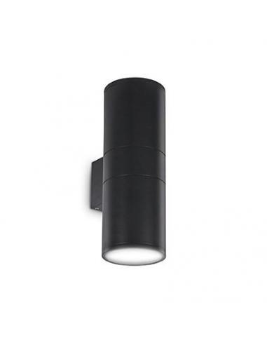 Ideal Lux 092317 Gun AP2 Wall Lamp Large Black