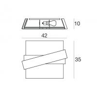 Linea Light 7400 Zig Zag Wall Lamp/Ceiling