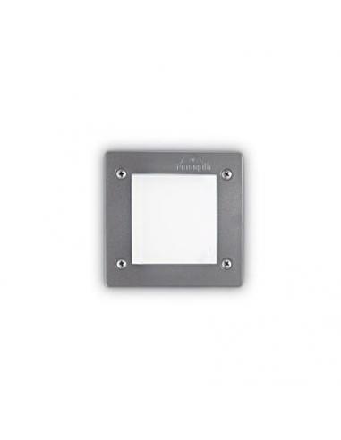 Ideal Lux 096599 AVENUE FI SQUARE Recessed Led Grey