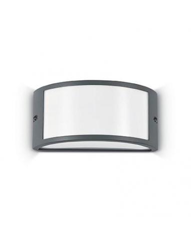Ideal Lux 092409 Rex-1, AP1 Wall Lamp Anthracite
