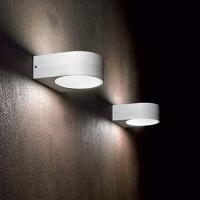 Ideal Lux 092218 Iko AP1 Wall Lamp Grey