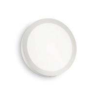 Ideal Lux 138602 Universal Ceiling Sconce Round 18W White