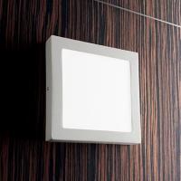 Ideal Lux 138657 Universal Plafoniera Applique Quadra 24W Bianca