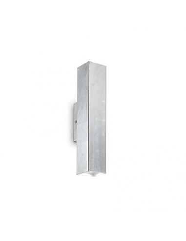 Ideal Lux 136882 Sky AP2 Wall-Lamp 2 Lights Silver Color