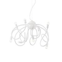 Ideal Lux 141893 Multiflex SP8 Suspension Lamp White