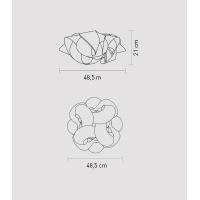 Slamp FAB90PLF0000LE000 Fabula Lampada da Soffitto Plafoniera