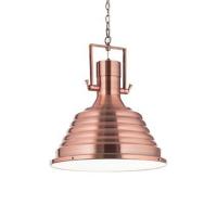 Ideal Lux 134871 Fisherman SP1 D48 Suspension Lamp Copper