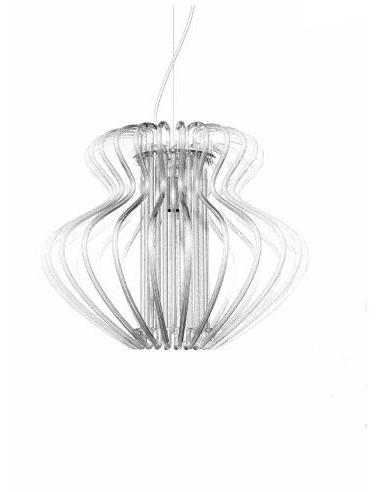 Sìkrea 061163 Calypso Lampadario a Sospensione Trasparente