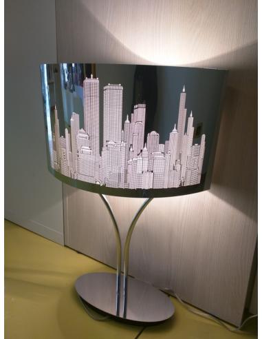COLUMBUS TABLE E27 15W CHROME