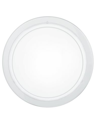 Eglo 83153 Planet 1 Ceiling Lamp Wall with White Glass