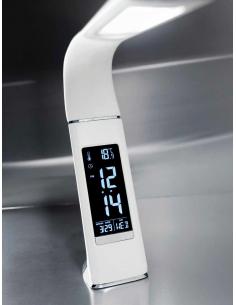 Perenz 6536 N Lampada da Tavolo flex LED pelle nera e display 2