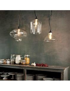 Ideal Lux 120904 Bistro' SP1 Round Lampada a sospensione vetro fumé 2