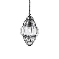 Ideal Lux 131788 Amphora SP1 Small suspension Lamp blown glass