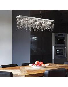 Ideal Lux 098739 Jade Clear SB7 suspension Lamp with pendants 2